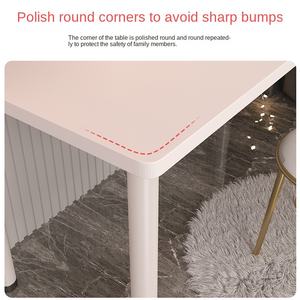 Juego de escritorios de oficina, conjunto moderno de Metal de madera blanca, <span class=keywords><strong>muebles</strong></span> para el hogar, maquillaje, tocador, ordenador, oficina, portátil, escritorios de estudio - Product Image 6