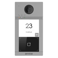 ANNKE Stasiun Pintu Villa Logam 1 Tombol dengan Kamera 2 MP, IR Suplemen, Catu Daya PoE Standar, IK08 IP65, Panggilan Lebih Mudah