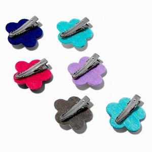 Noeuds en tissu personnalisés en forme de cœur à paillettes pour bébés et enfants, rose et bleu, pour les filles, accessoires de cheveux scintillants pour les fêtes, pinces - Product Image 4