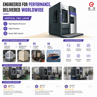 Centro de Mecanizado Vertical CNC de Servicio Pesado con Carcasa Cerrada, Transportador de Virutas, Boquilla de Refrigeración y Detalles en Bronce