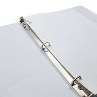Blanc PVC 1 pouce papier liant lettre taille 3 reliure à anneaux porte-fichier papier bureau bureau personnel organisateur de fichiers produit