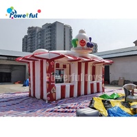 Tienda de helados de Carnaval comercial, tienda inflable de publicidad, tienda inflable, tienda inflable