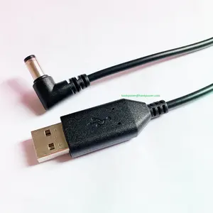 OEM Overmolding USB A erkek DC 3.3V 5V Step Up şarj kablosu özelleştirmek