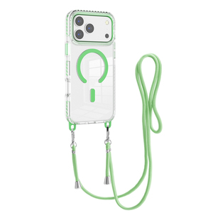 Étui de téléphone magnétique antichoc double couche en TPU pour <span class=keywords><strong>iPhone</strong></span> 17 Pro Max, épaisseur 2,5 mm, avec <span class=keywords><strong>cordon</strong></span> réglable pour collier - Product Image 6