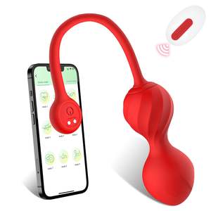 Vibrador de Silicona con Control Remoto de 9 Frecuencias, Bola Kegel Impermeable y Portátil para Adultos - Product Image 1