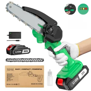 Scie à chaîne sans fil professionnelle 20V, outils électriques de qualité DIY pour la coupe du bois, alimentation par batterie, CS-150A, scie à chaîne sans fil 6 pouces CS-150 - Product Image 4