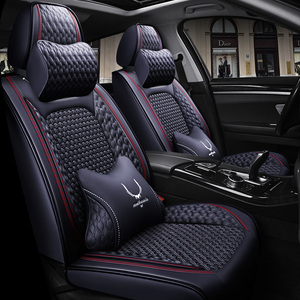 Fundas de asiento de coche de piel sintética con diamantes de cristal, conjunto completo de fundas personalizadas para coche, para Kia <span class=keywords><strong>Rio</strong></span>, Universal, de lujo - Product Image 5