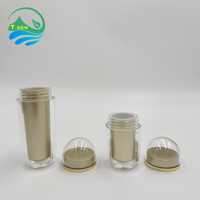 Flacon en plastique PS de qualité professionnelle 50g, vide, de luxe, pour médicaments, avec bouchon double couche, pour vitamines, pilules et capsules nutritionnelles