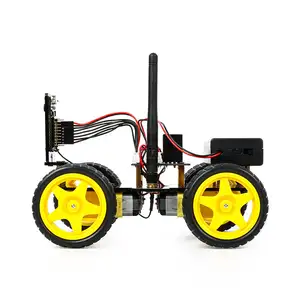 Composants électroniques Patrol Automobile Part Intelligent Tracking Line Smart Car Arduino Kit de robot à 2 roues motrices