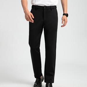 Premium Down-Infused <strong>Winter</strong> Warm Pants Men's 3D Dynamic Waist High Stretch Nylon Blend <strong>Golf</strong> <strong>Trousers</strong> Business Casual Straight - Product Image 6