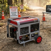 Générateur silencieux 15000 10kW triphasé AVR pour événements de mariage, photographie et alimentation de secours dans les zones isolées