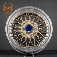 Jantes de voiture de tourisme Maxtera forgées sur mesure en 2 parties, style Super RS, pour Porsche 911 NSX RX-7 Lexus BMW M3 1M Audi Golf, jantes en alliage