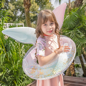 Bouée de natation gonflable Xiaolu pour enfants, design de dessin animé original, utilisation en piscine et parc aquatique, PVC épaissi 0,18 mm - Product Image 2