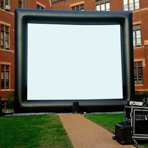Comercial PVC Backyard Party Rentals Pantalla de proyección Pantalla de cine al aire libre Pantalla de proyector plegable Inflable - Product Image 1