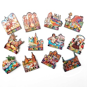 Imán de nevera 3D personalizado al por mayor, recuerdos turísticos de Europa, España, <span class=keywords><strong>Valencia</strong></span>, Mallorca, Tenerife, <span class=keywords><strong>Barcelona</strong></span>, pegatina con mensaje - Product Image 2