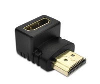 Adaptateurs HDMI plaqués or à 90 degrés, connecteur mâle vers femelle, prend en charge les caméras 3D 4K 1080P, les moniteurs, les téléviseurs HD, les projecteurs, les ordinateurs