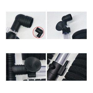 Filtro de <span class=keywords><strong>duende</strong></span> de agua Tanque de peces pequeño Bomba de aire eléctrica silenciosa de doble cabeza Filtro de succión de peces tres en uno Algodón - Product Image 4