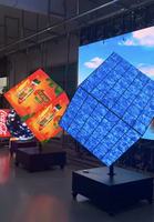 Display LED Cubo 3D P2 P2.5 P3, Schermo LED Magico Creativo per Pubblicità in Centri Commerciali, Sale Espositive, Hall di Hotel