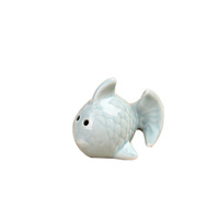 Pot à épices en céramique en forme de poisson, personnalisable, de haute qualité, mignon, pour cadeaux, commerce transfrontalier, mariage, fête