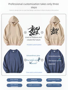 Sweater Customize Privite logo Autumn Winter Cotton Overalls Embroidered <b>Hoodie</b> Games Business Smoking Wear - Product Image 2