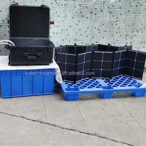 Xách tay watermaker với năng lượng mặt trời bảng điều khiển điện AC220 DC24V nước biển khử Muối Nhà máy nước muối RO hệ thống thuyền Biển Đại Dương - Product Image 4