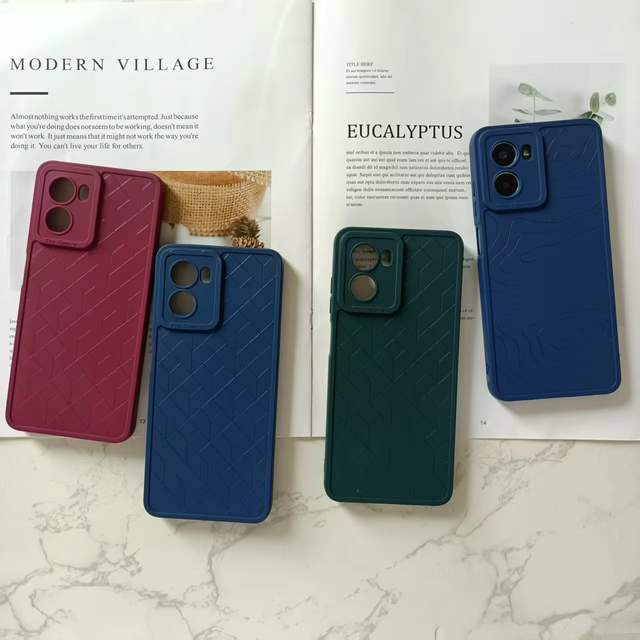 Textured Pattern Phone Cases for Redmi15C Camera-Sliding Protection, Shock - Absorbing, Compatible with Multiple Models