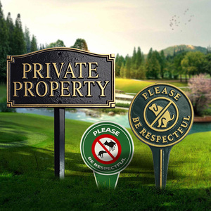 Custom Cut Metal Sign Congratulation Celebration Yard <strong>Signs</strong> <strong>Outdoor</strong> Advertising <strong>Garden</strong> Tin Sign With Stakes - Product Image 1