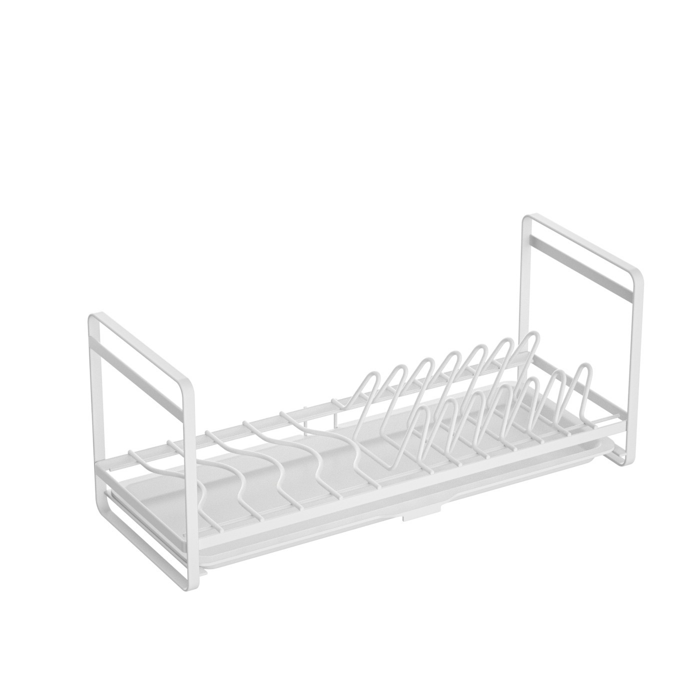 Bol 1 couche et porte-vaisselle/blanc 01
