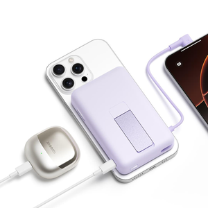 Mijia แบตสำรองแบบพกพา<span class=keywords><strong>10000</strong></span>มิลลิแอมป์ต่อชั่วโมงขาตั้งแม่เหล็กสีฟ้าอ่อนอายุการใช้งานแบตเตอรี่ยาวนานเป็นพิเศษ - Product Image 3