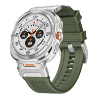 Para Samsung Galaxy Watch 7Ultra Sport y correa de silicona de lujo de color sólido con diseño Headgrain de fuerzas especiales