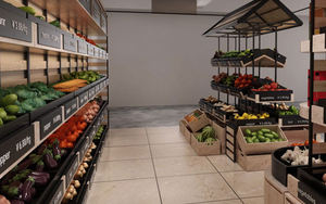 ชั้นวางแ<span class=keywords><strong>สด</strong></span>งผลไม้และผัก<span class=keywords><strong>สด</strong></span>จากโรงงานขายส่งแบบสองด้าน ชั้นวางแ<span class=keywords><strong>สด</strong></span>งสินค้าแบบเกาะกลาง <span class=keywords><strong>ตู้</strong></span>โชว์ซุปเปอร์มาร์เก็ต - Product Image 4