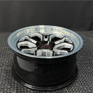 Hochleistungs-Schmiedefelgen mit Beadlock 5x4,5 5x120 5x5 Tragfähigkeit 2200 lbs Passend für Camaro, Challenger, <span class=keywords><strong>Hellcat</strong></span> & Mehr - Product Image 2