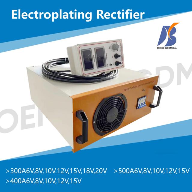 Air Cooling AC-DC High Frequency Rectifier 12v 500A With Cathodic protection