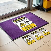 Autocollants d'avertissement TEDDY personnalisés, durables, écologiques, résistants aux intempéries, imprimés, pour signalisation de danger