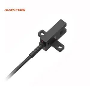 HUAYIFENG PNP NPN 5-24V sensörleri T şekli fotoğraf göz 4-wire PO/PC serbestçe değiştirilebilir fotoelektrik sensörler