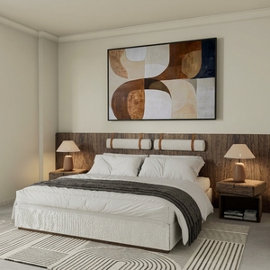 Ensemble de chambre d'hôtel sur mesure avec plans, idéal pour appartements et espaces restreints - Product Image 4