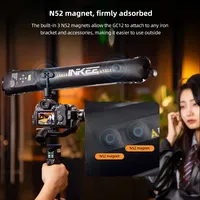 GC12 Lampe vidéo LED gonflable 12W, bâton lumineux à colonne d'air portable, lumière douce LED 2700K-6500K, IP66, adsorption magnétique