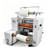 Machine à plastifier les étiquettes en rouleau RTR-520, largeur 460 mm, double porte-film, plastifieuse hydraulique