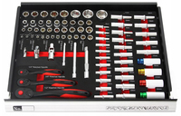 Nouvelle arrivée 298 PIÈCES de chariot Professionnel Avec Garagiste 7 tiroirs pleins avec outils