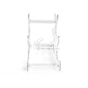 Support à vin modulaire en acrylique, porte-bouteilles détachable en plexiglas, présentoir à boissons transparent en acrylique pour magasin de détail, bar, usage domestique - Product Image 2