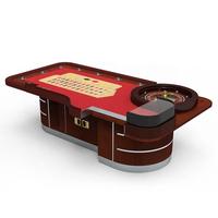YH 110 Zoll Glücksrot Europäischer Stil Casino-Spiel Pokertisch Professioneller Roulette-Tisch