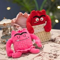 Boneka Monster Emosional Warna-Warni Anak-Anak Baru 2025, Set Boneka Emosi, Mainan Edukasi Sensorik untuk Anak-Anak, Bantal, Hadiah