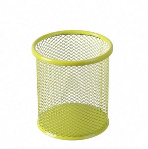 Porte-crayons rond en métal, organiseur de bureau - Product Image 6