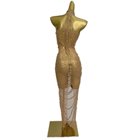 Robe de soirée longue avec diamants, robe de soirée pour femme, fête club, fête, fête, anniversaire