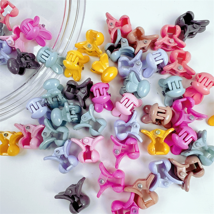 7#Lapin aux longues oreilles à face brillante -40pcs