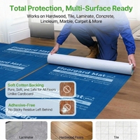 Rouleau de protection de sol en mousse EVA, imperméable, antidérapant, revêtement de sol temporaire pour carrelage, bois dur et rénovation
