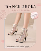 Bottes de danse à plateforme sexy à talons aiguilles pour femmes, idéales pour la danse latine, jazz, pole dance, danse de salon, soirées et mode urbaine, à lacets