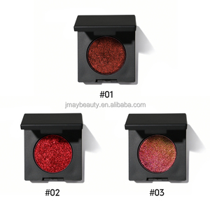 ชุดอายแชโดว์เนื้อฝุ่นเมทัลลิกกันน้ำ คุณภาพสูง สีมัลติโครม สองเฉดสี ประกายชิมเมอร์ กลิตเตอร์ สไตล์โกธิค สำหรับคนทานมังสวิรัติ - Product Image 4