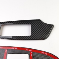 Garniture de panneau de verrouillage de levage d'interrupteur de fenêtre en Fiber de carbone pour Lexus RC F RC200t RC300 RC350 accessoires d'intérieur d'automobile