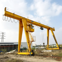 Pont roulant monopoutre avec cantilevers aux deux extrémités pour usine de traitement de pierre